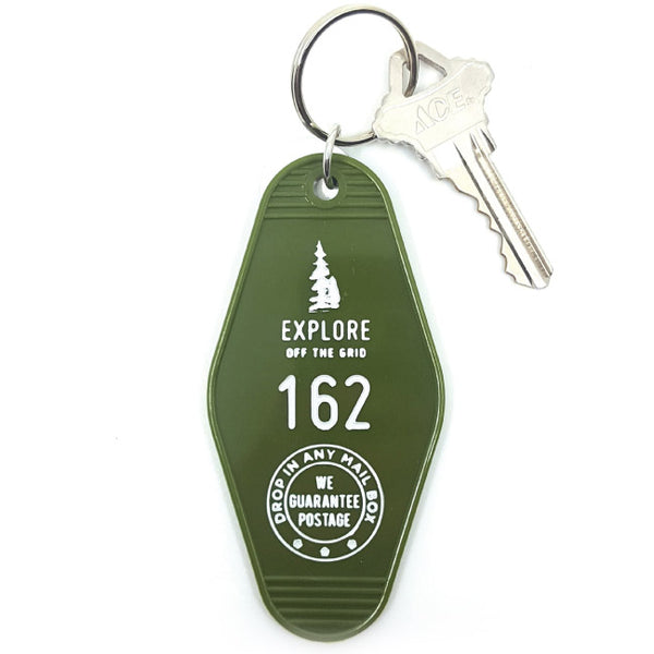 Motel Keychain- Three Potato Four