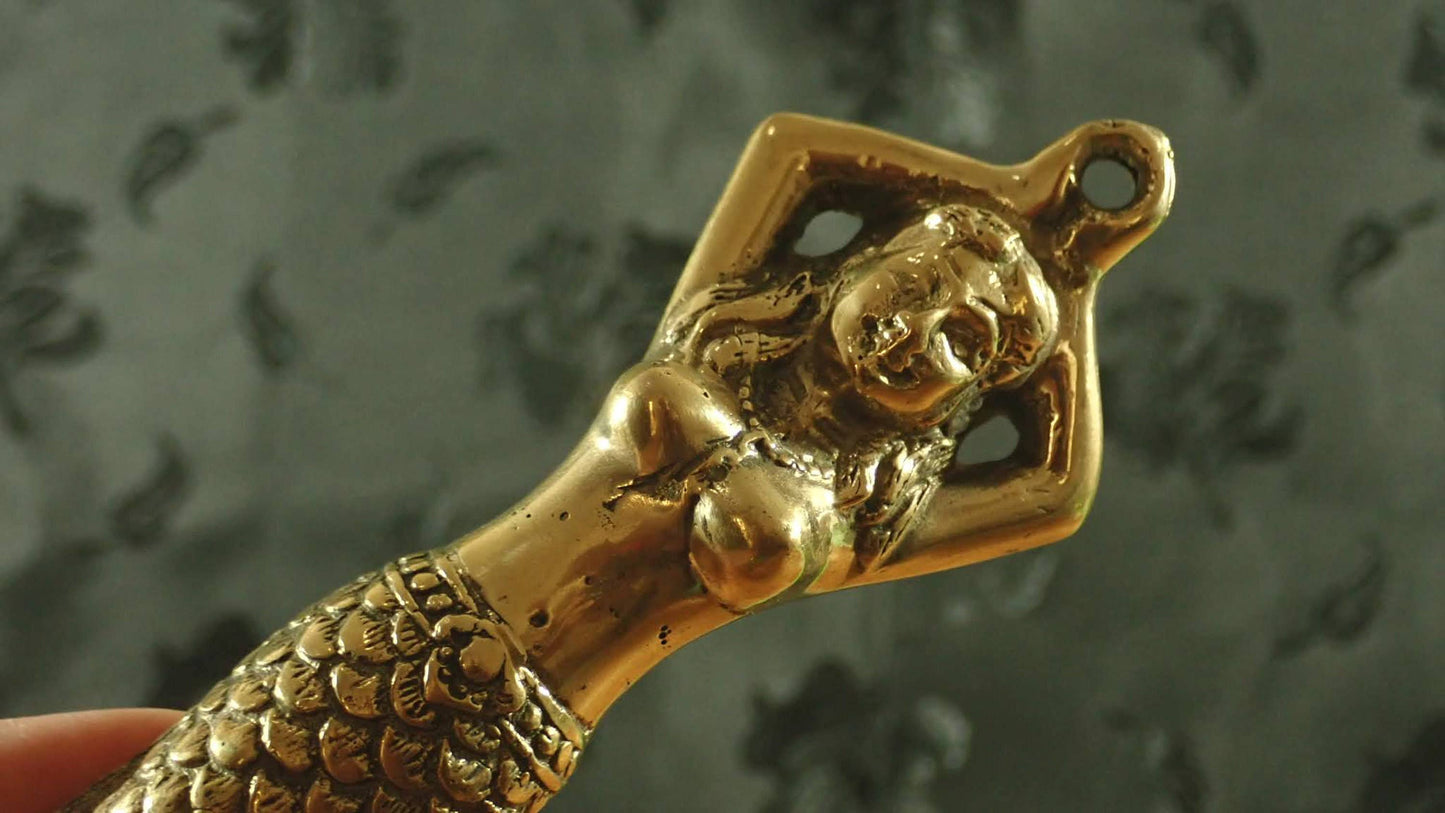 Mermaid Bottle Opener- Brass