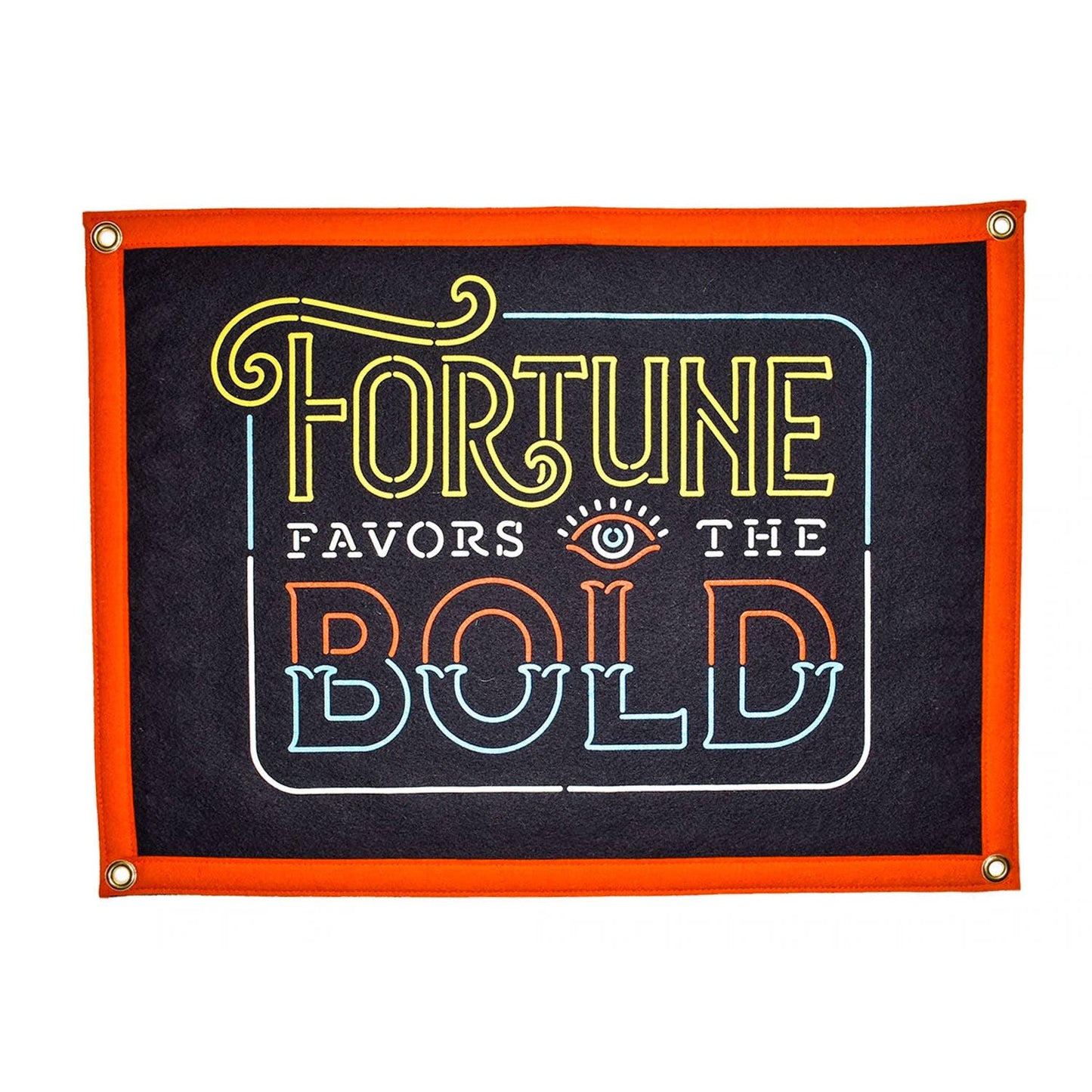Fortune Favors The Bold Camp Flag • Holy Smokes x Oxford Pennant