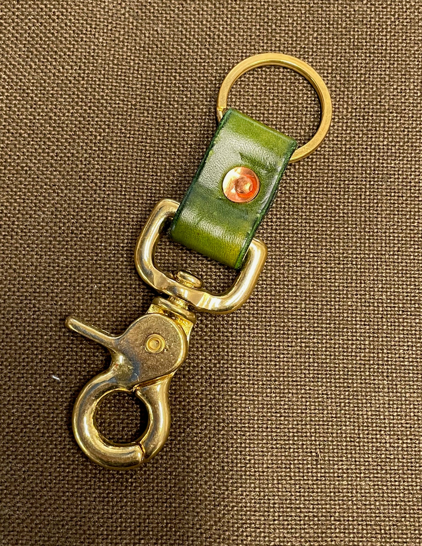 Short Leather Keychain