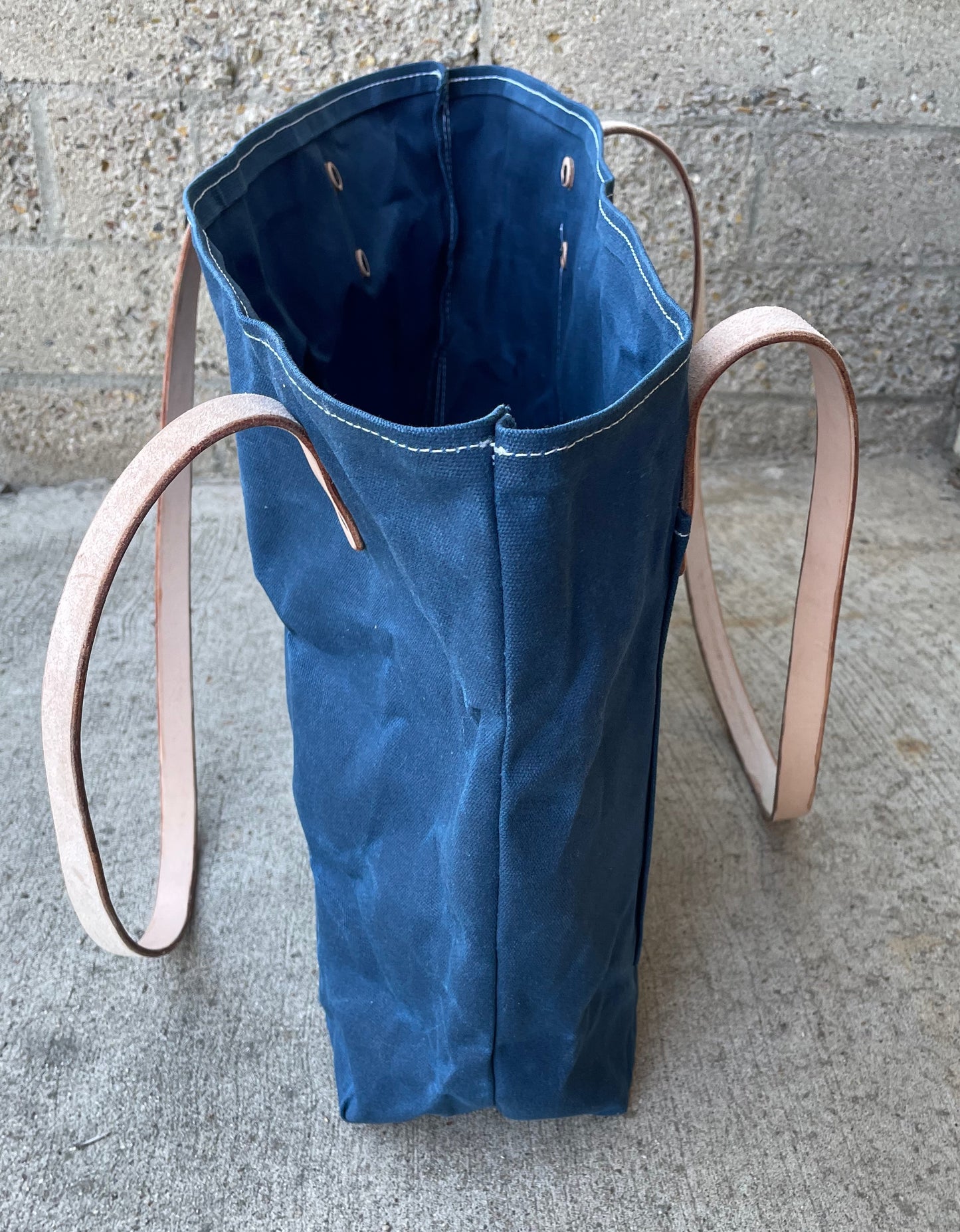 Market Tote Bag- Waxed Canvas (5 Colors)