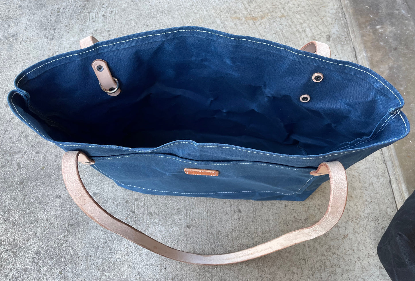 Market Tote Bag- Waxed Canvas (5 Colors)