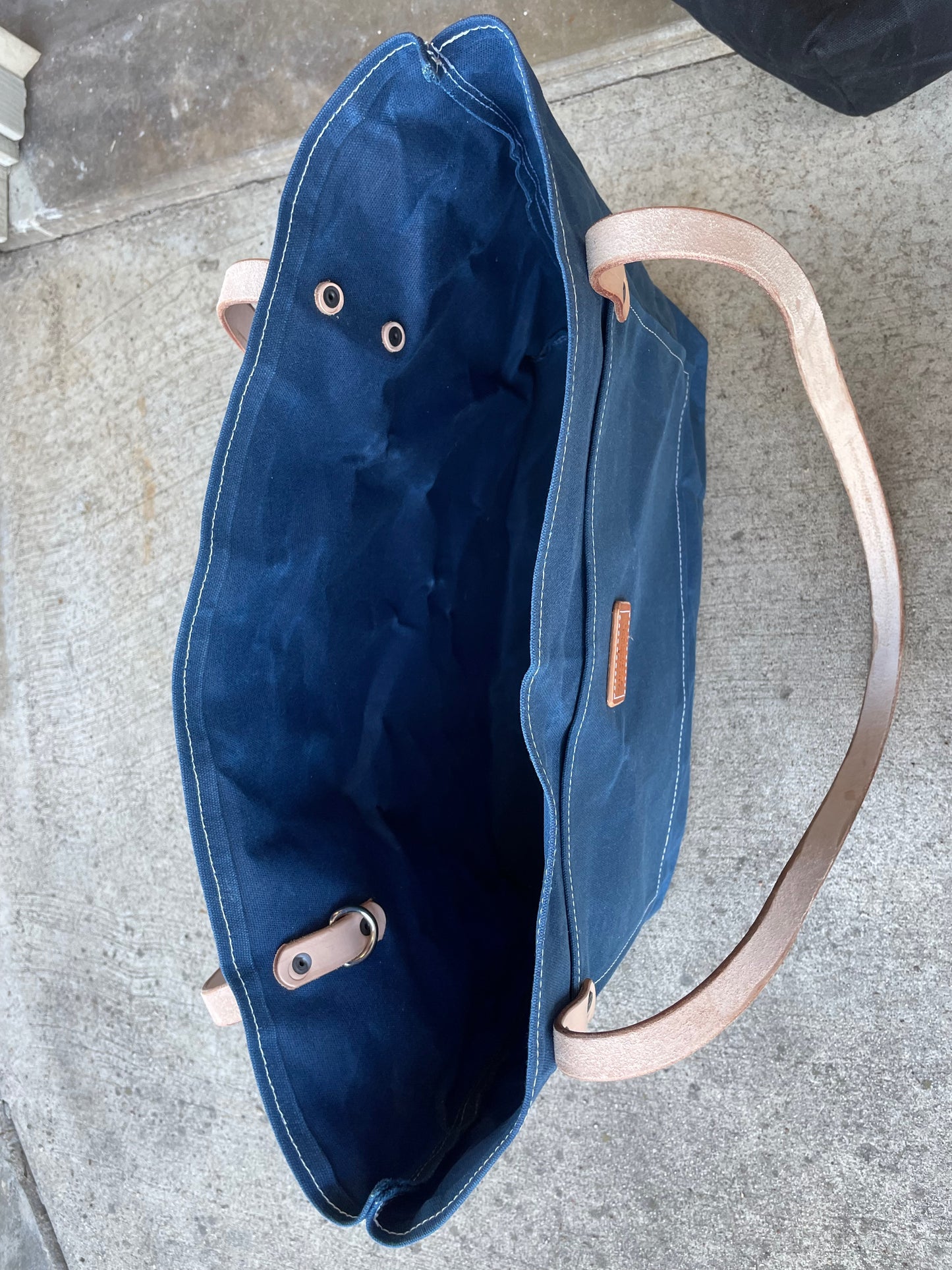 Market Tote Bag- Waxed Canvas (5 Colors)