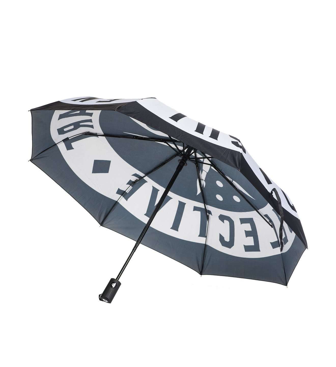 Travel Umbrella - Sullen Art Collective Badge Logo- Black/White