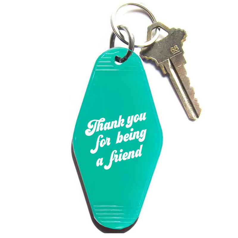 Motel Keychain- Three Potato Four