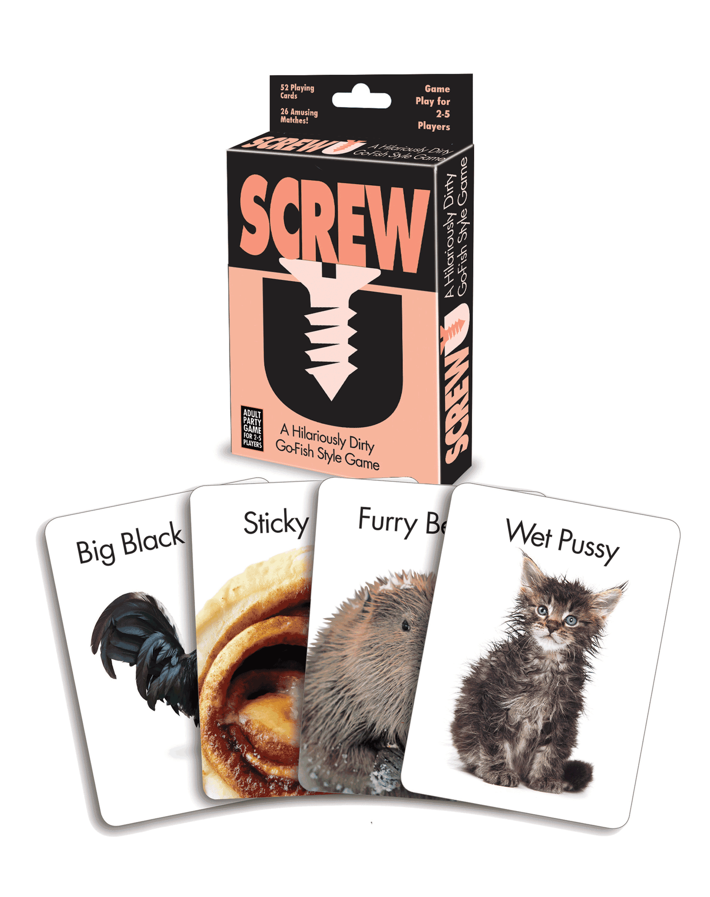 Screw U - Go Fish Style Card Game for Adults
