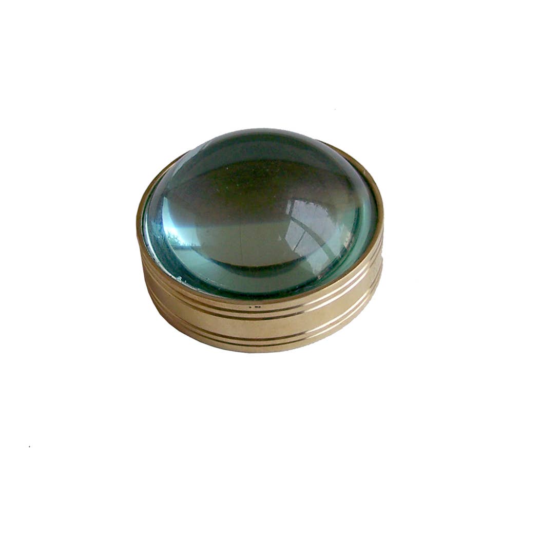 Desk Magnifier-Brass   2-1/8"
