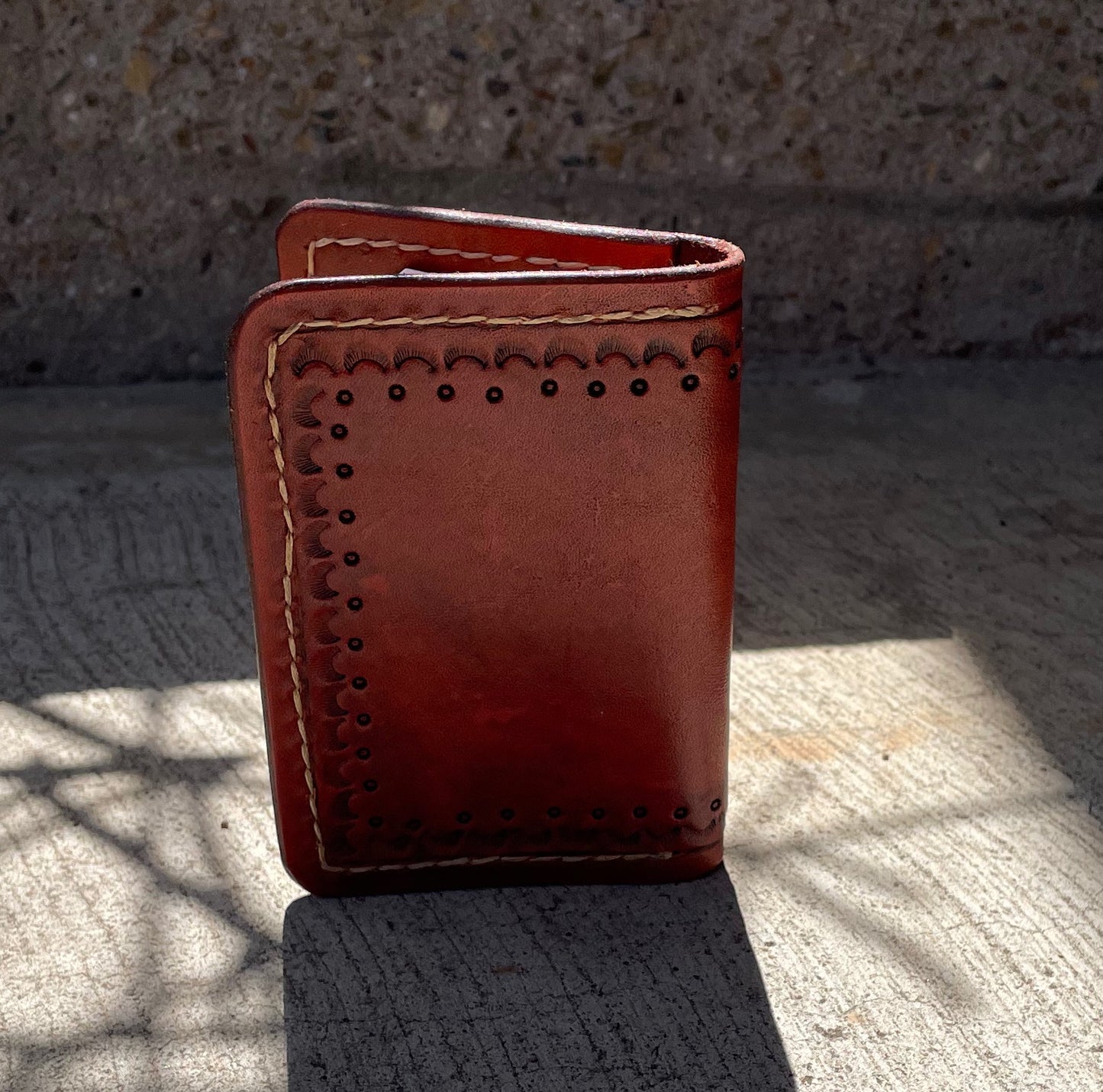 Los Primos Leather Vertical Wallet